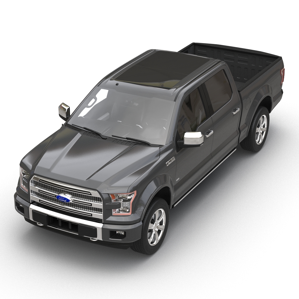 3D Ford F 150 SuperCrew 2015 Simple Interior