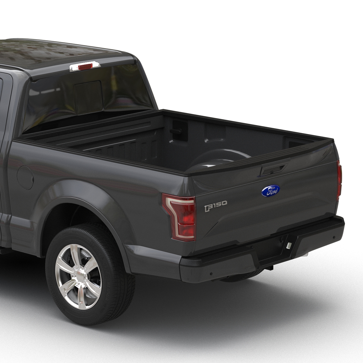 3D Ford F 150 SuperCrew 2015 Simple Interior