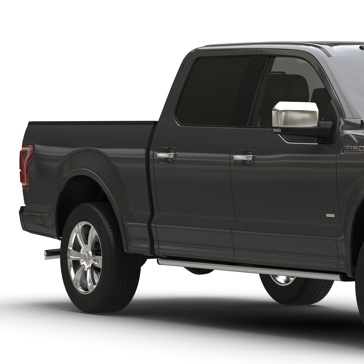 3D Ford F 150 SuperCrew 2015 Simple Interior