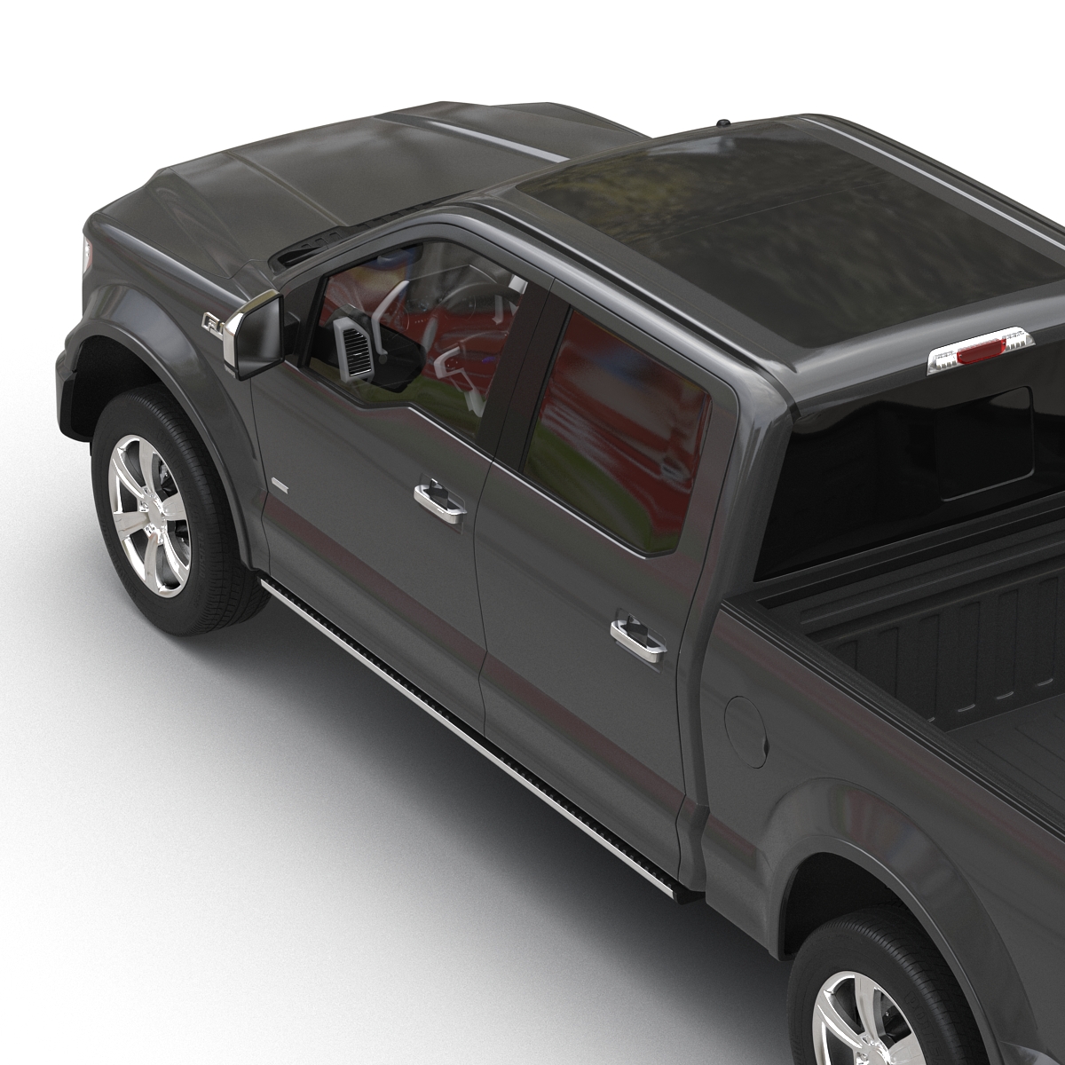 3D Ford F 150 SuperCrew 2015 Simple Interior