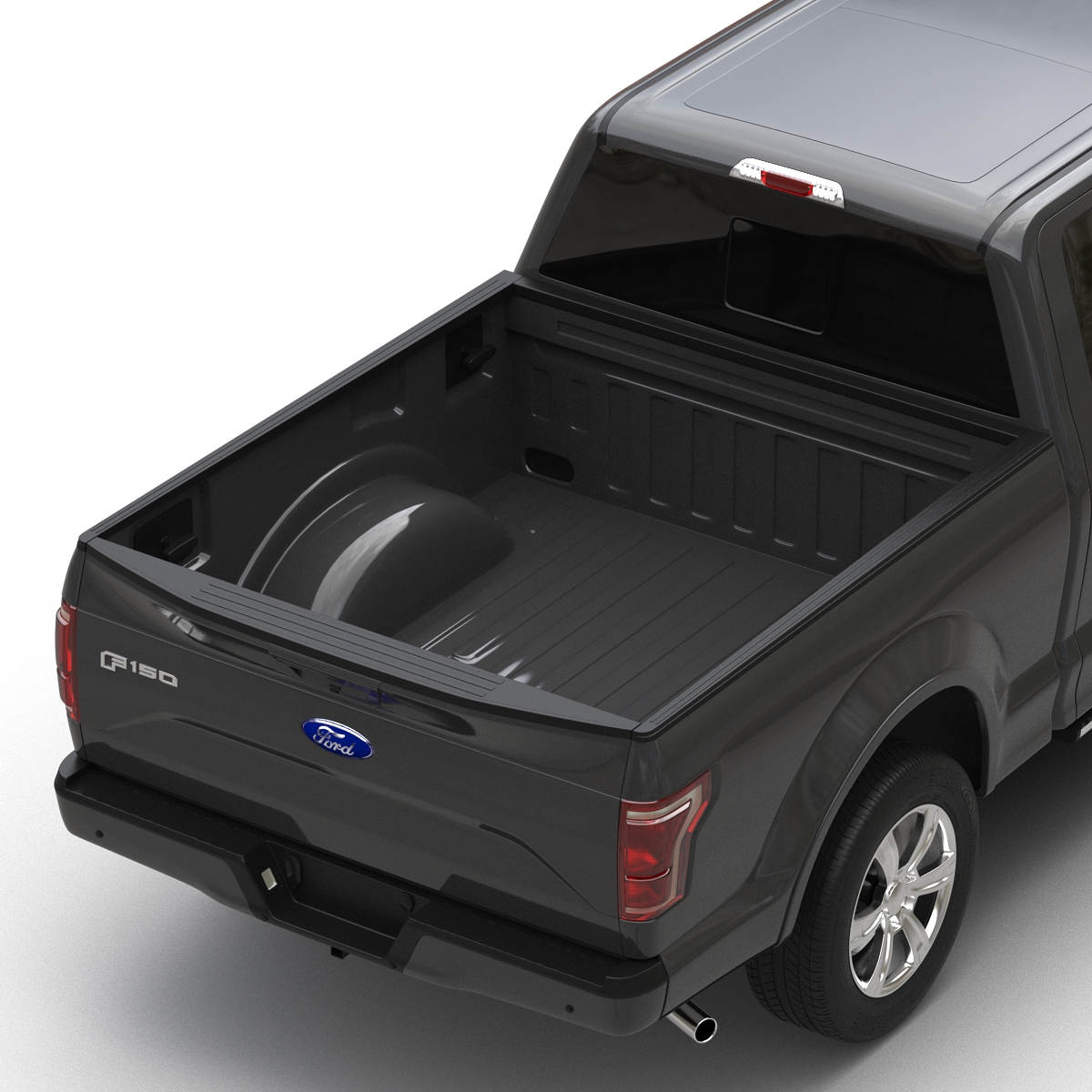 3D Ford F 150 SuperCrew 2015 Simple Interior