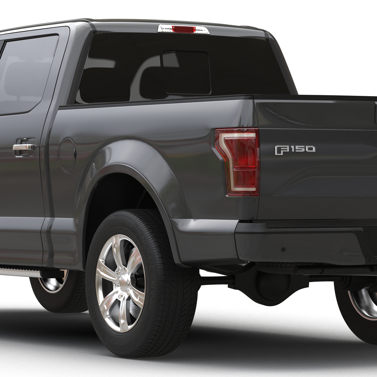 3D Ford F 150 SuperCrew 2015 Simple Interior