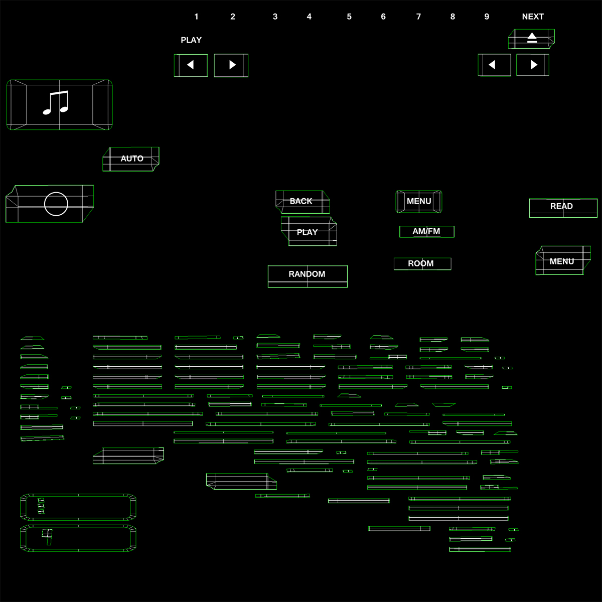 3D Ford F 150 SuperCrew 2015 Simple Interior