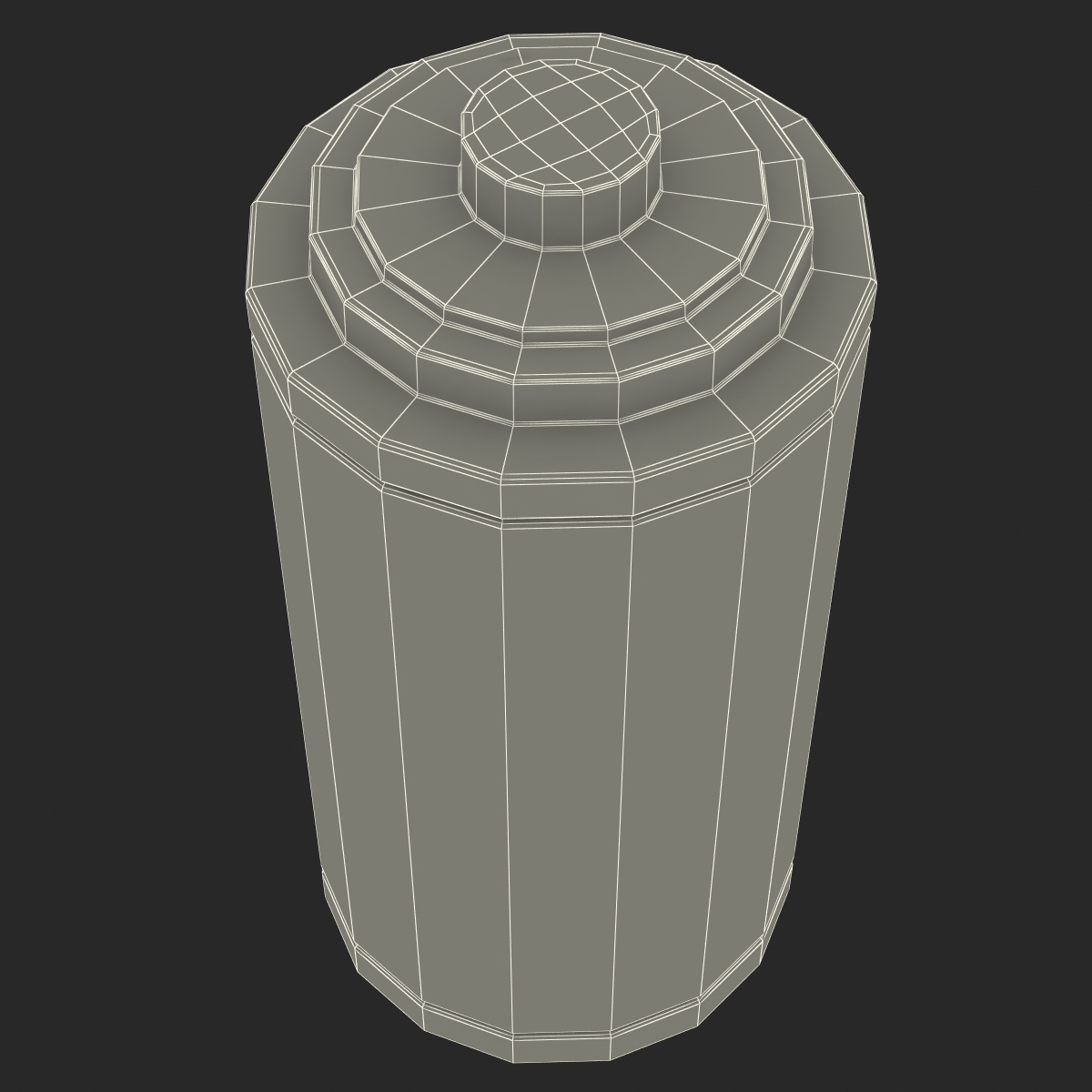 3D Cell Phone Battery Icon model