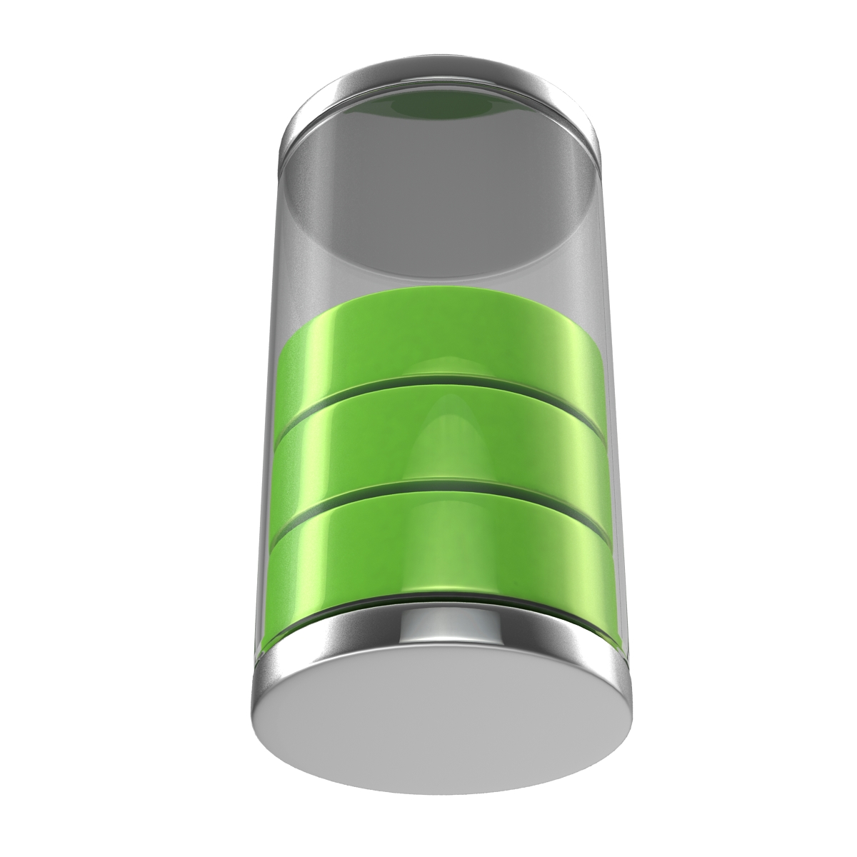 3D model Cell Phone Battery Icon 3