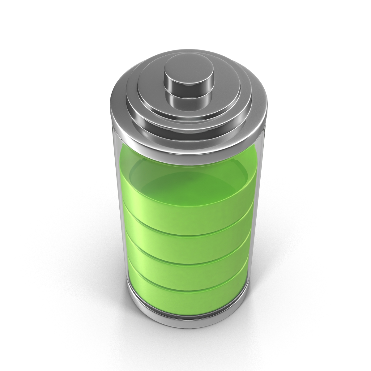 3D model Cell Phone Battery Icon 4