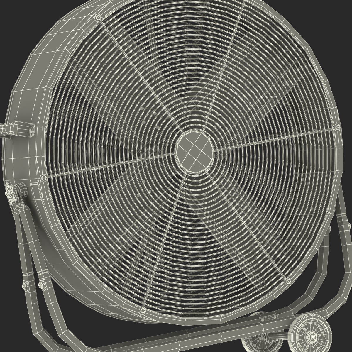 Industrial Fan 3D model