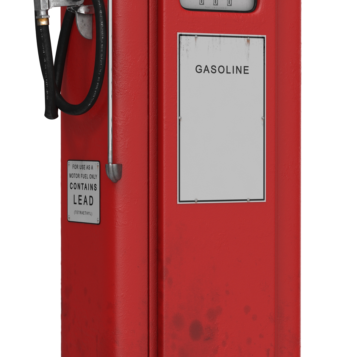 Retro Gas Pump 3D model