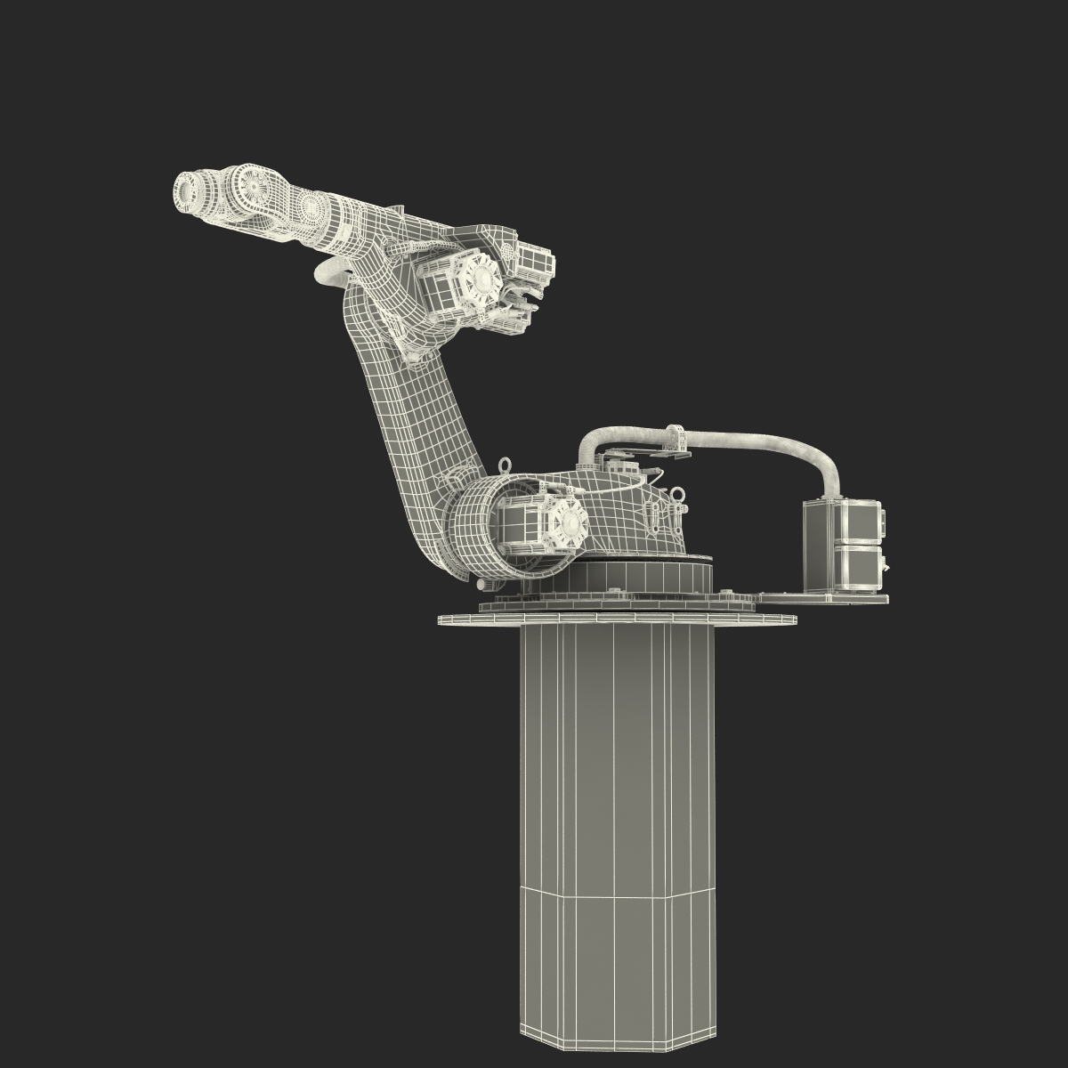 3D Kuka Robot KR 60 4 KS Rigged model