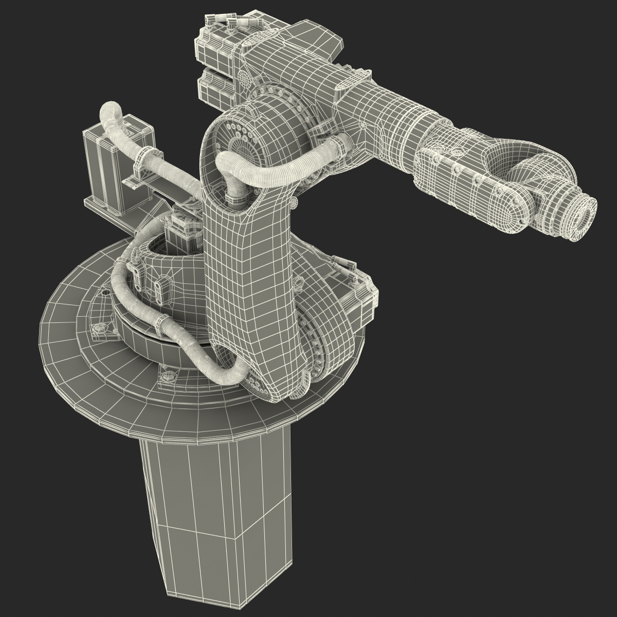 3D Kuka Robot KR 60 4 KS Rigged model