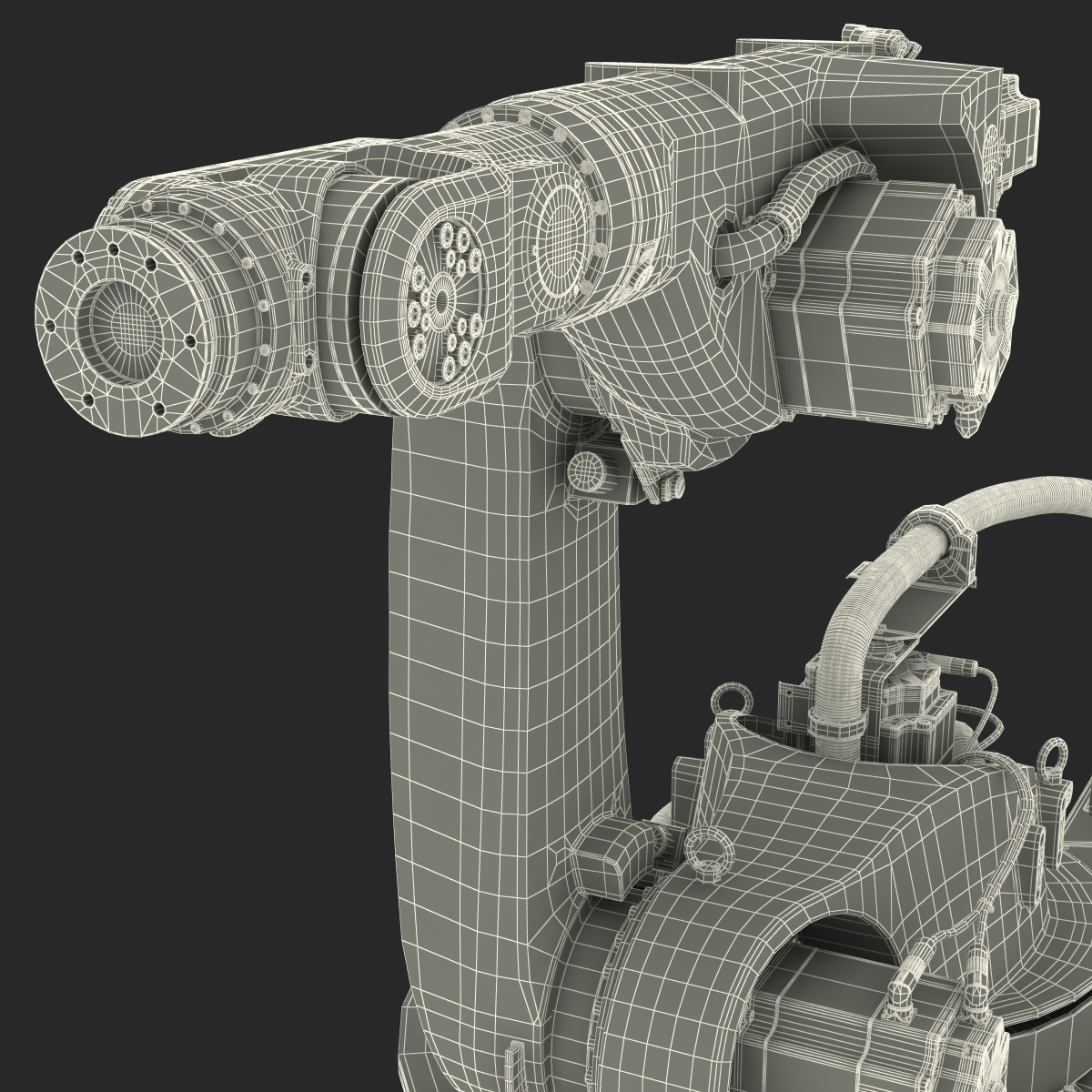 3D Kuka Robot KR 60 4 KS Rigged model