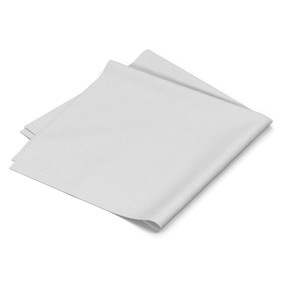 White Napkin 3D