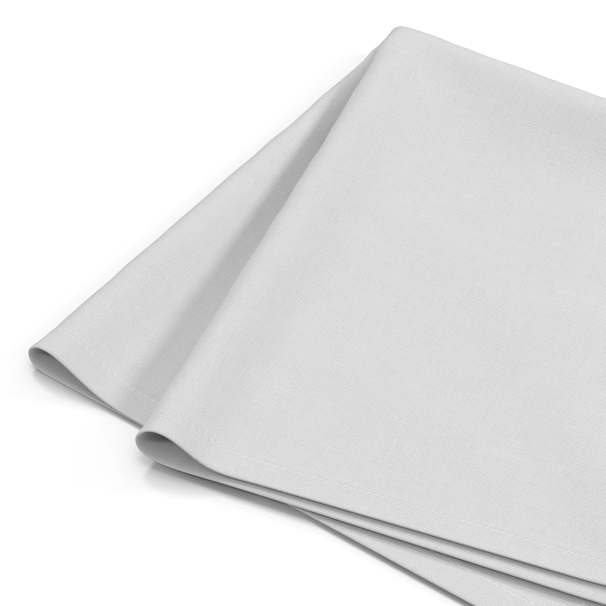 White Napkin 3D