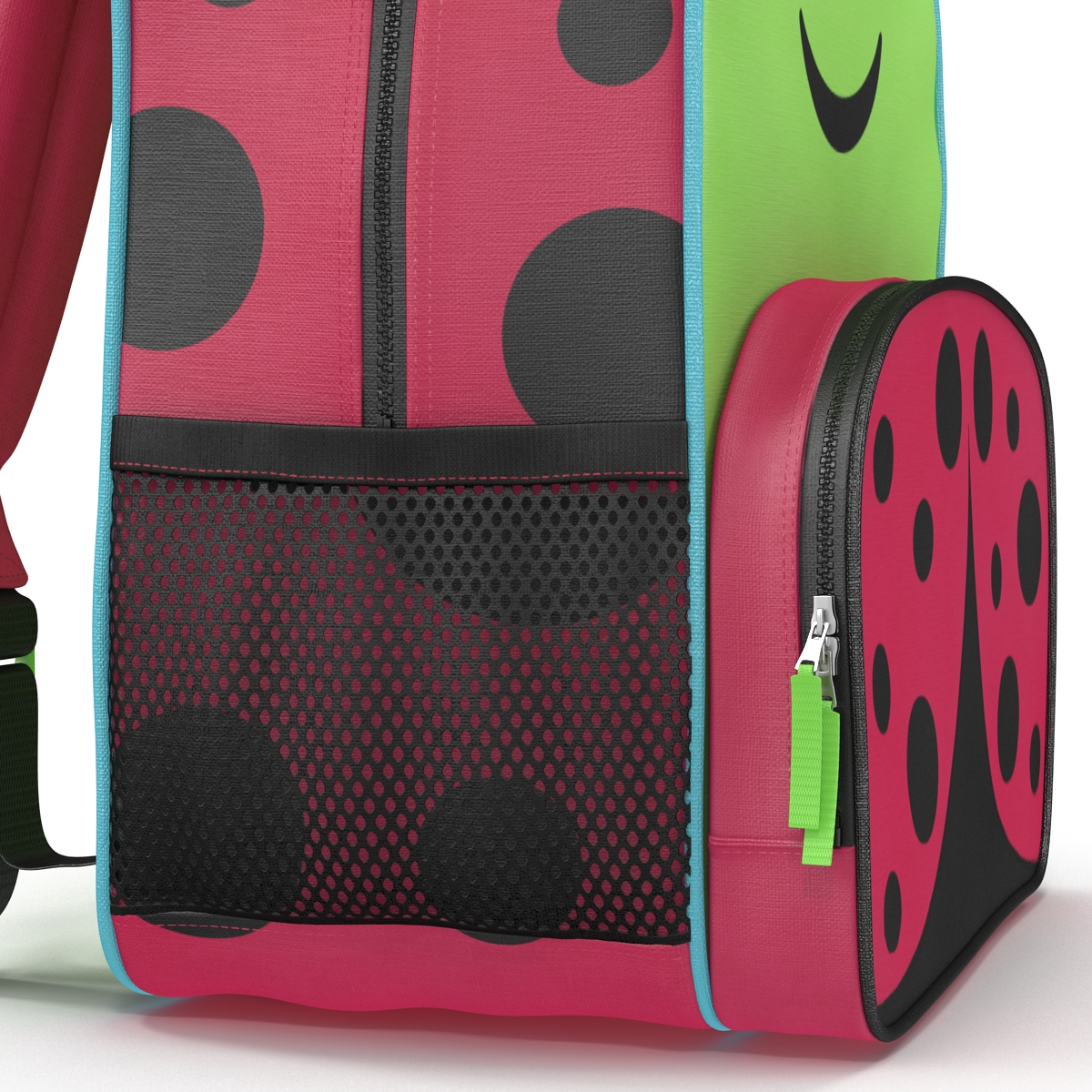 3D model Kid Backpack Ladybug