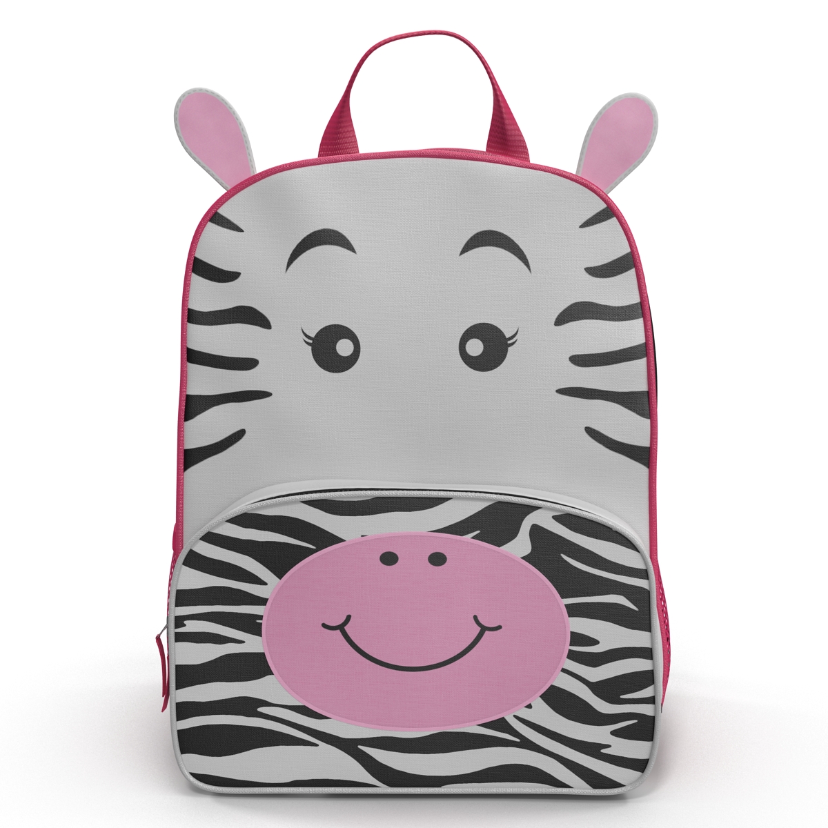 3D Kid Backpack Zebra model