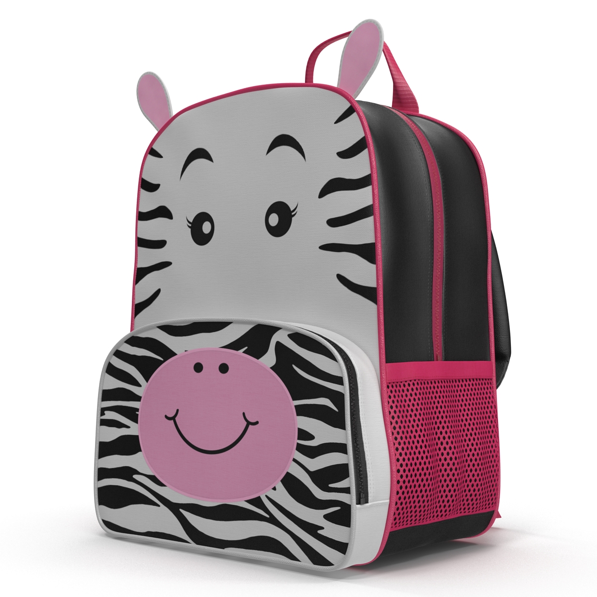 3D Kid Backpack Zebra model