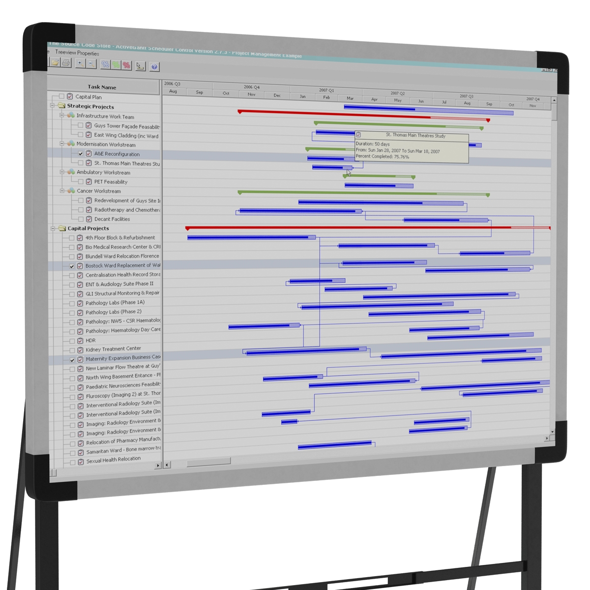 Interactive Whiteboard Mobile Stand 2 3D