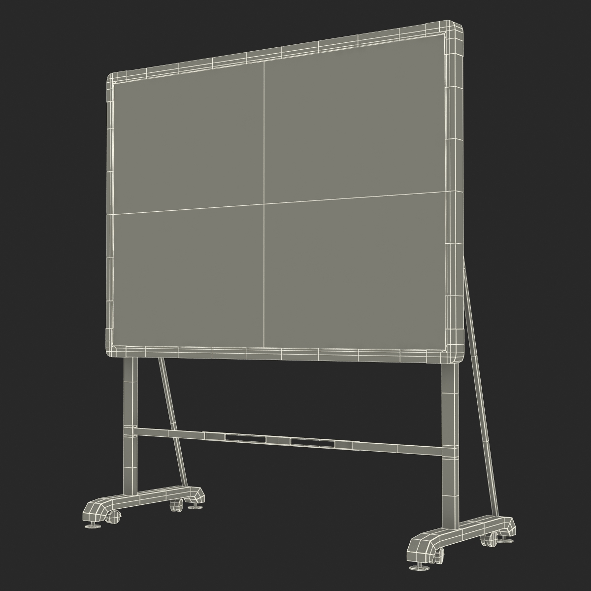 Interactive Whiteboard Mobile Stand 2 3D