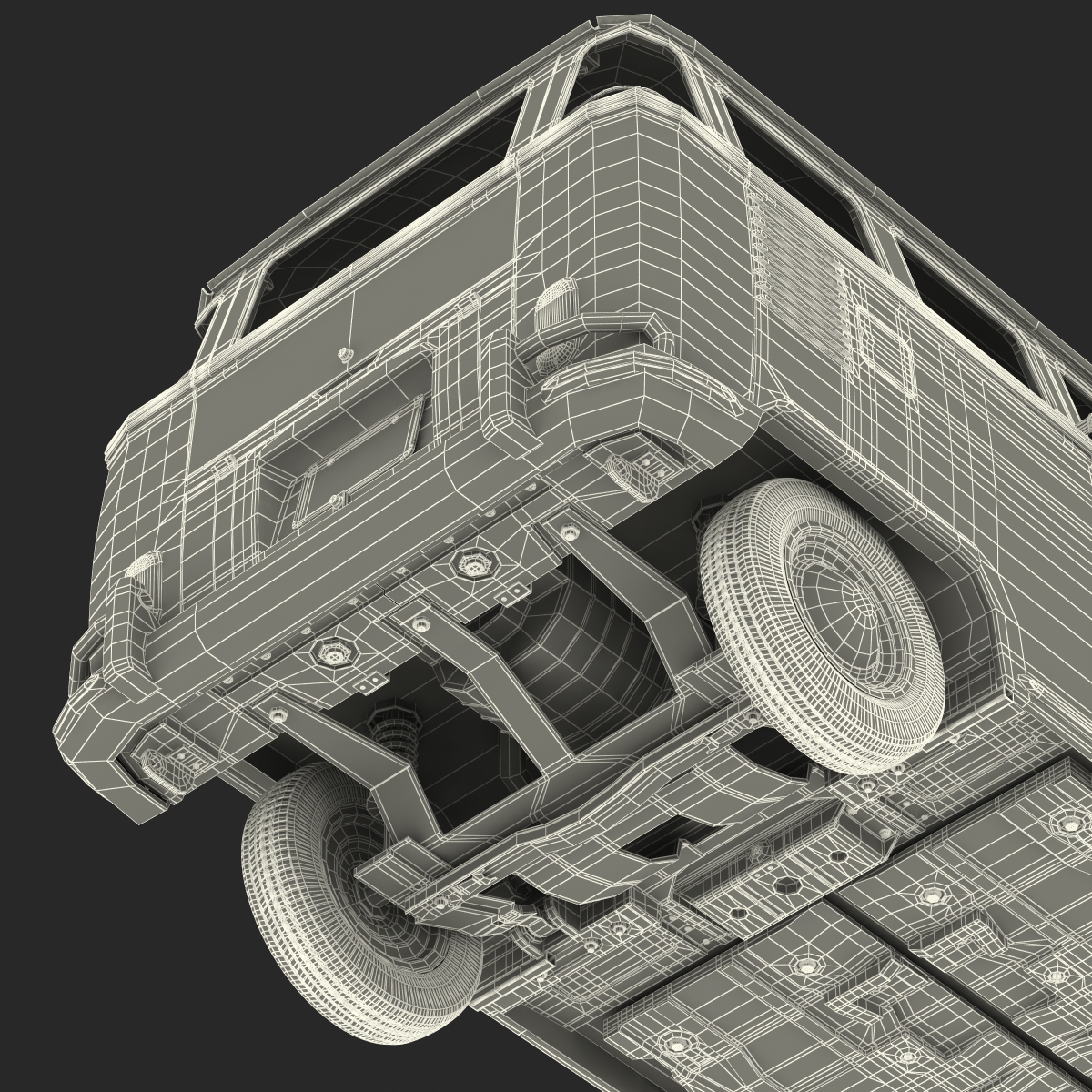 Volkswagen Type 2 Hippie 3D model