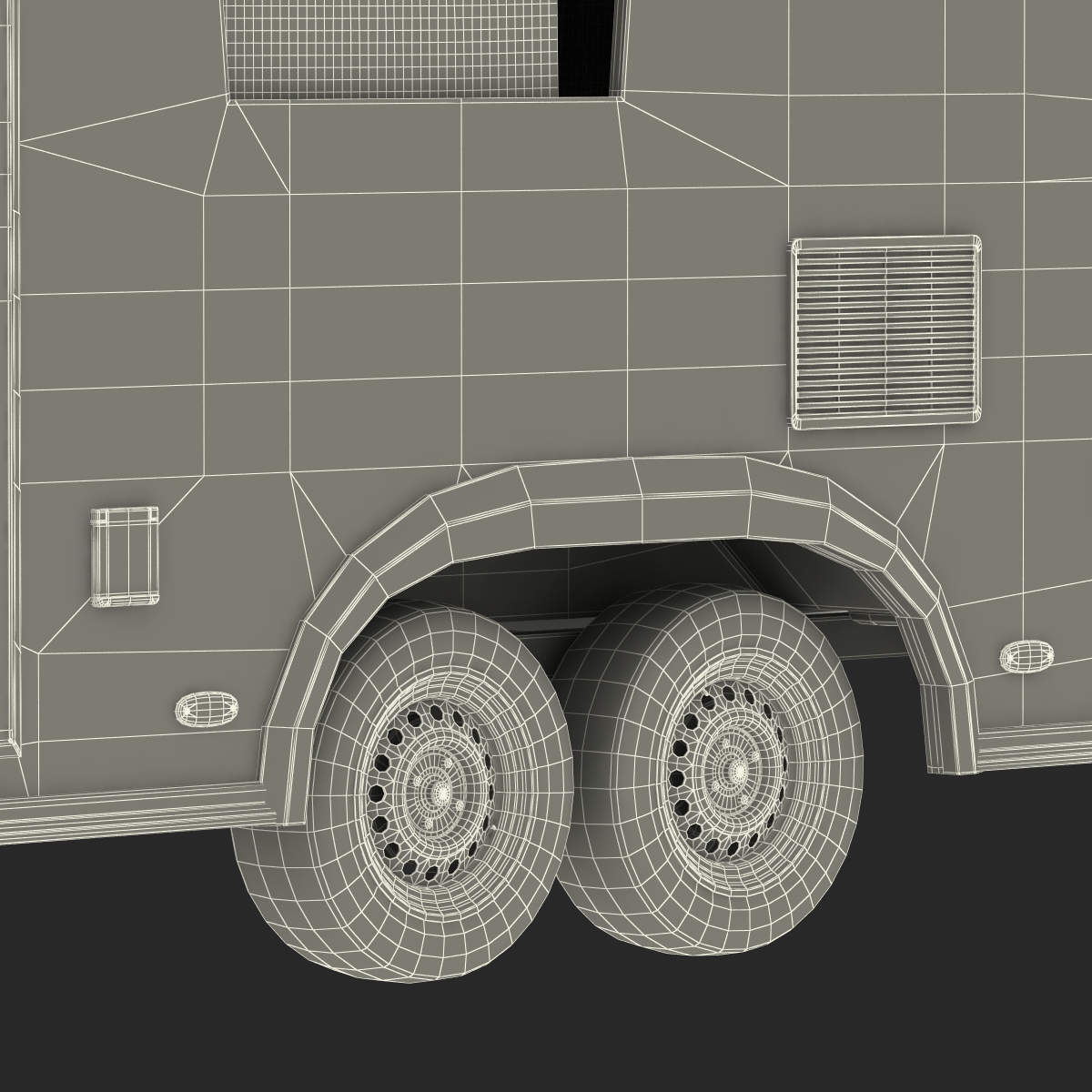 Hobby Caravan Prestige Rigged 3D model