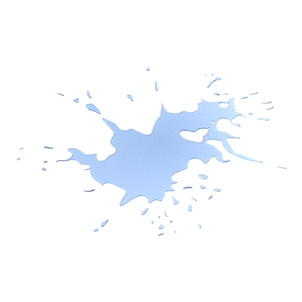 Spilled Liquid 3D model