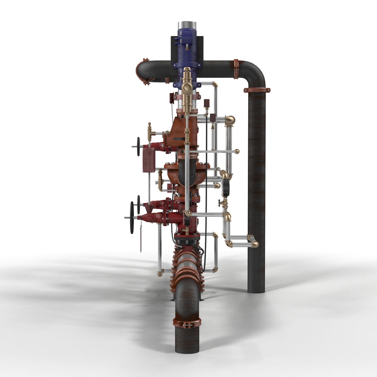 3D Industrial Pipes