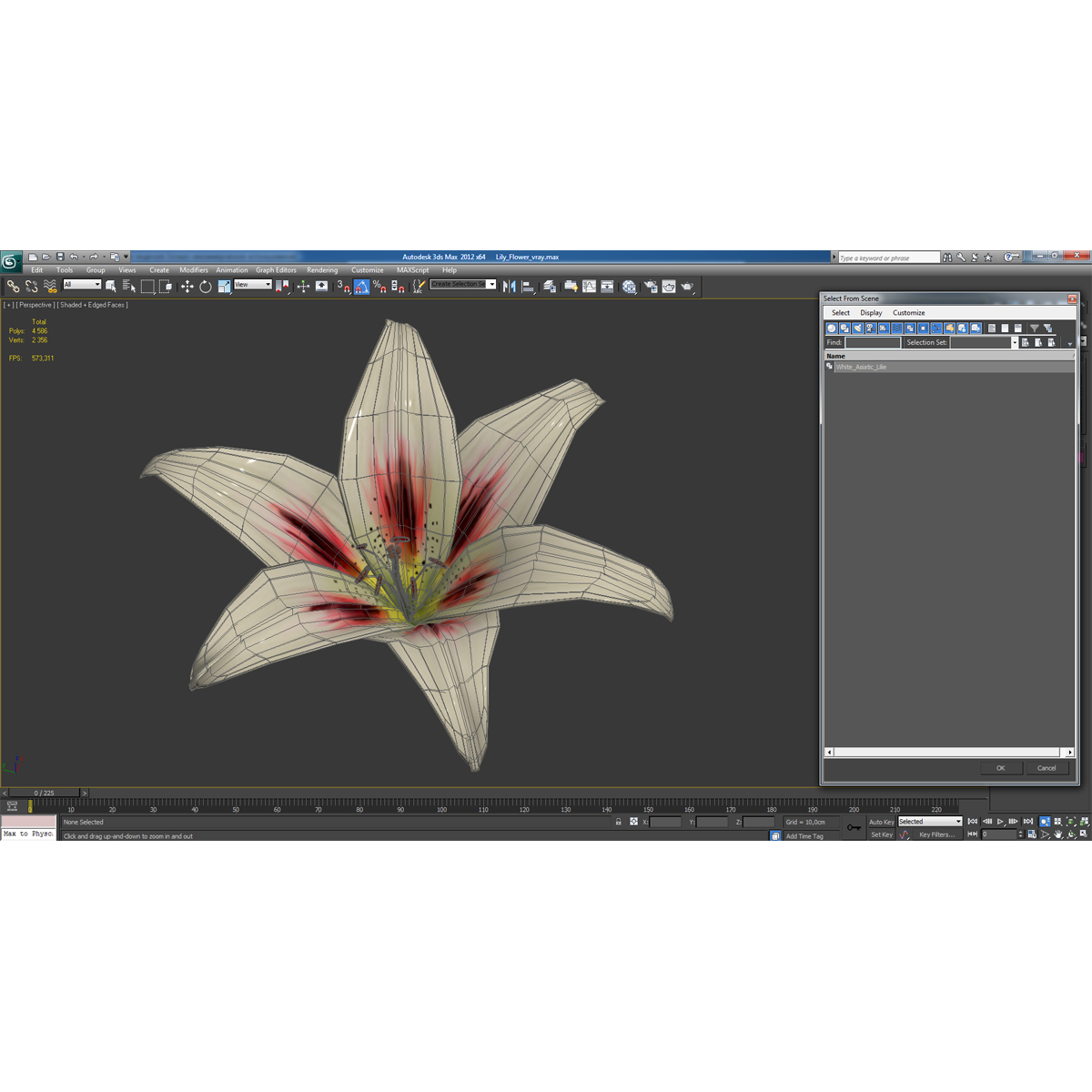 3D Lily Flower