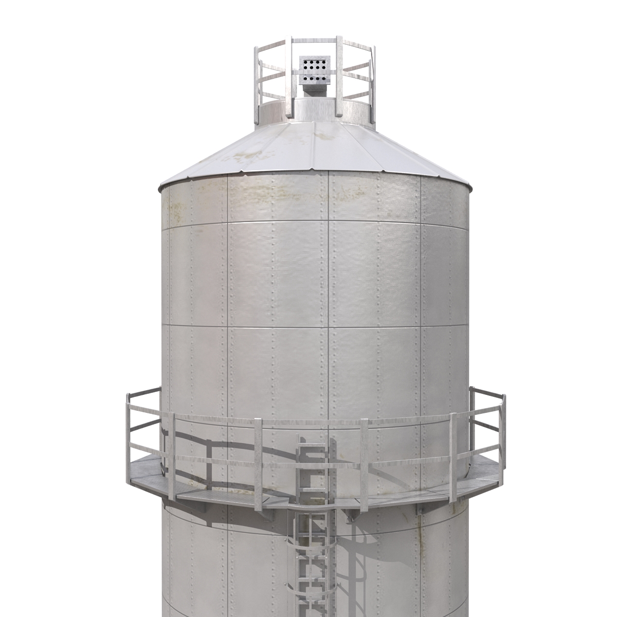 Industrial Tower Grain Dryers 3D model