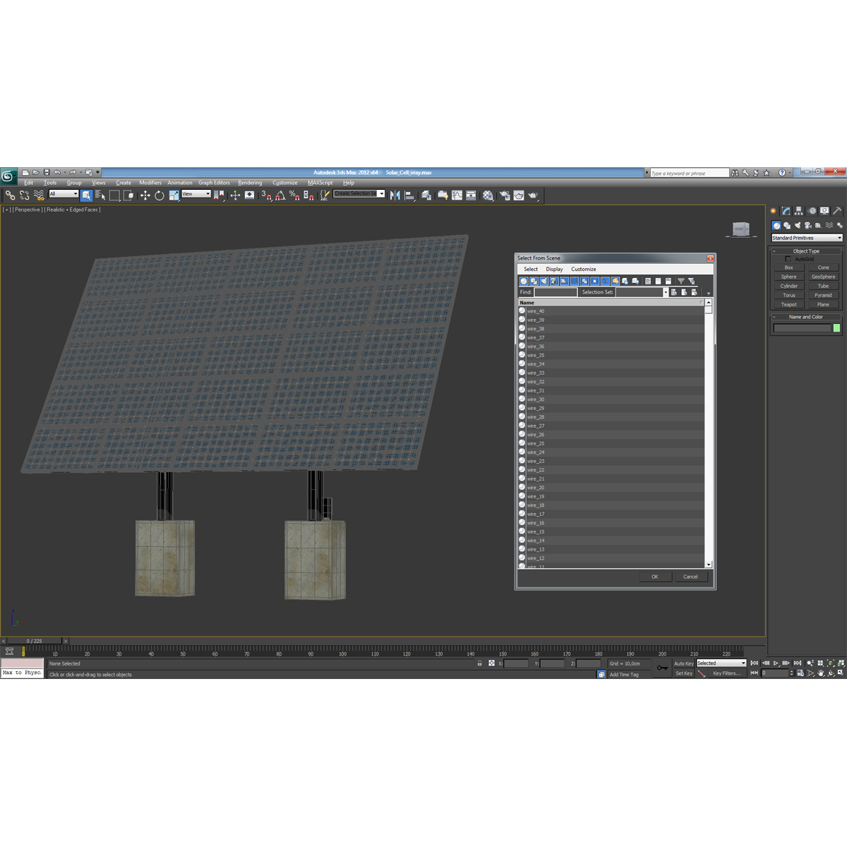 3D model Solar Cell