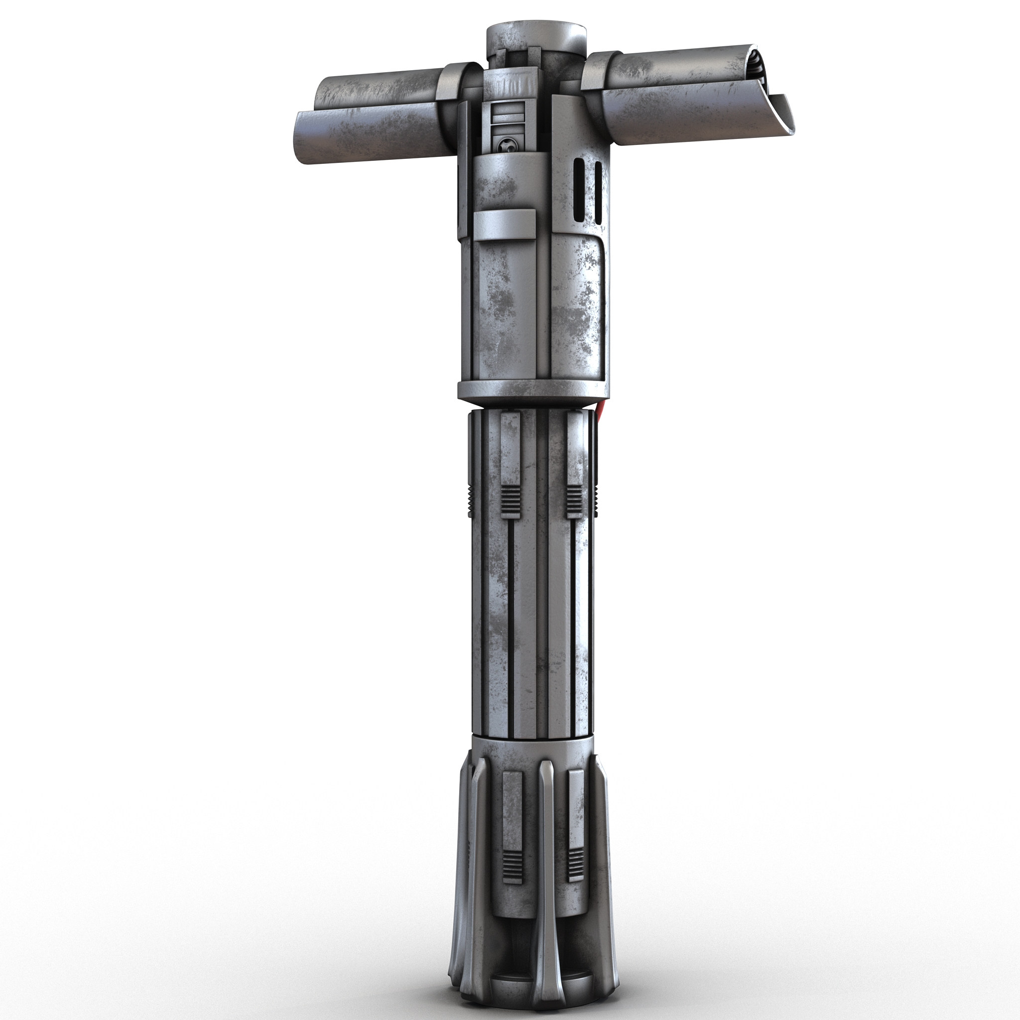 Kylo Ren Lightsaber Used 3D model