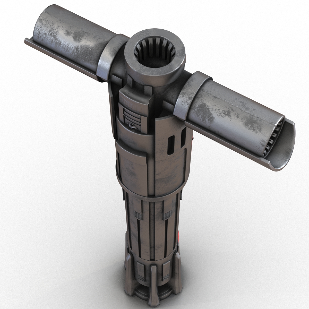 Kylo Ren Lightsaber Used 3D model