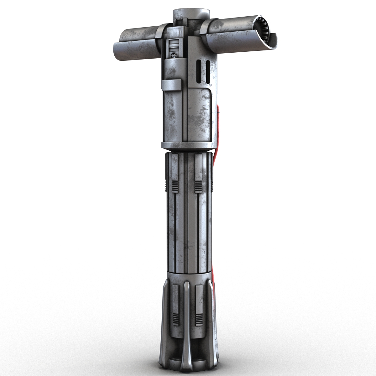 Kylo Ren Lightsaber Used 3D model