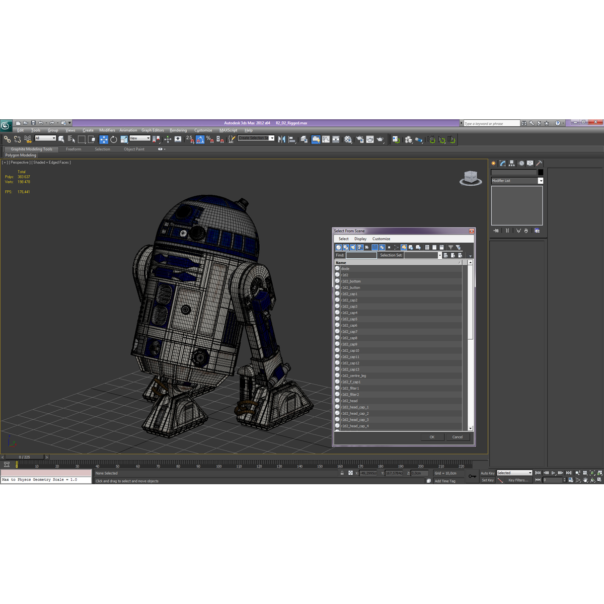 R2 D2 3D model