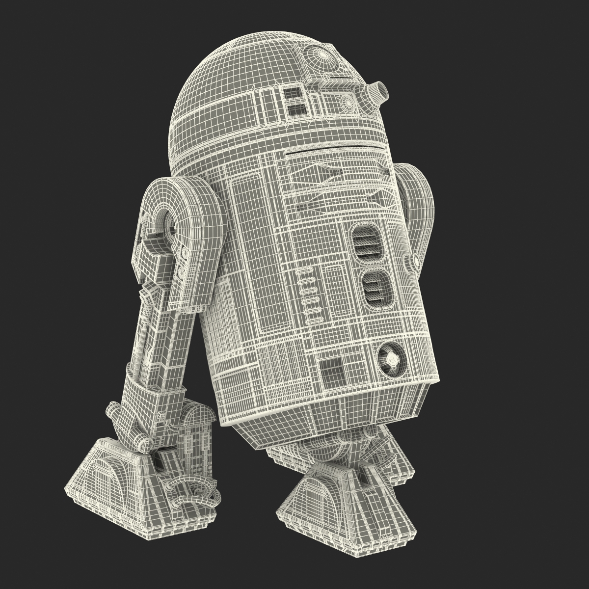 R2 D2 3D model