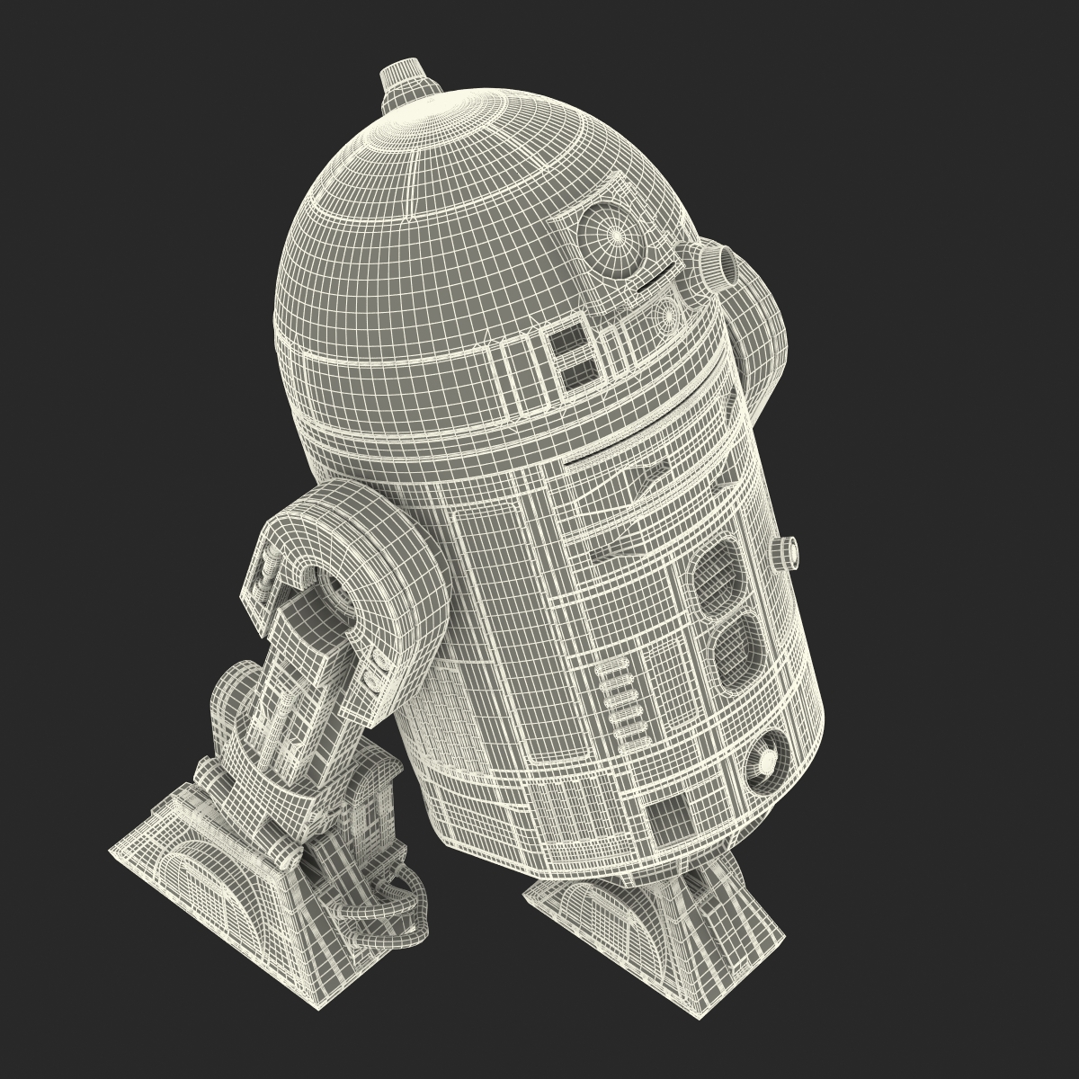 R2 D2 3D model