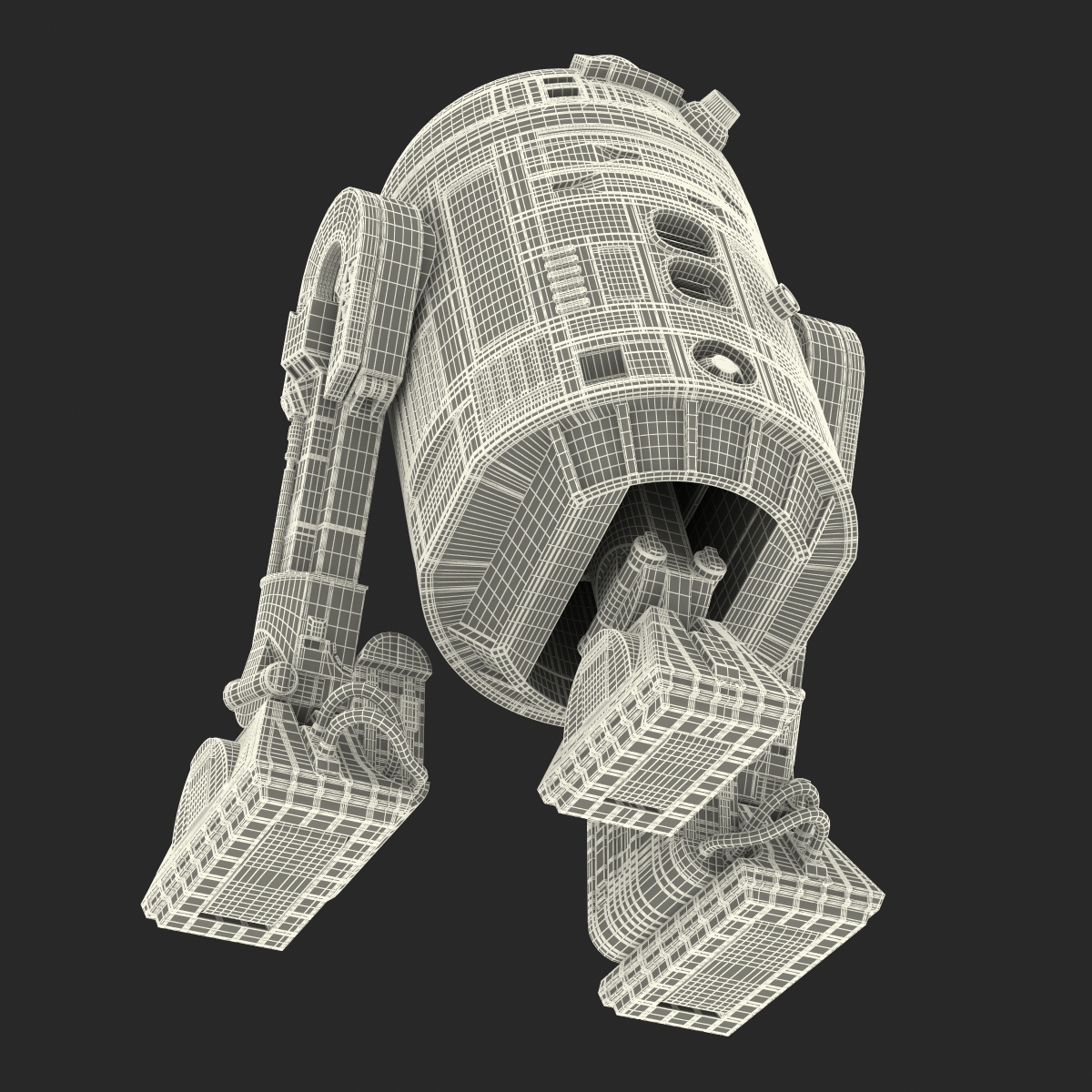 R2 D2 3D model