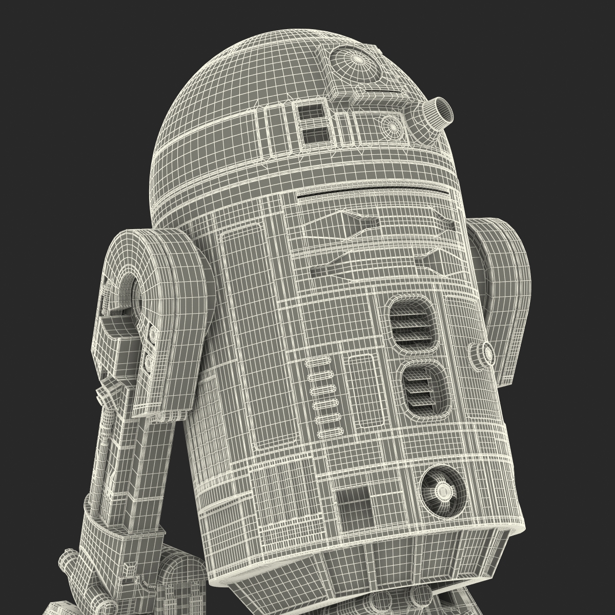 R2 D2 3D model