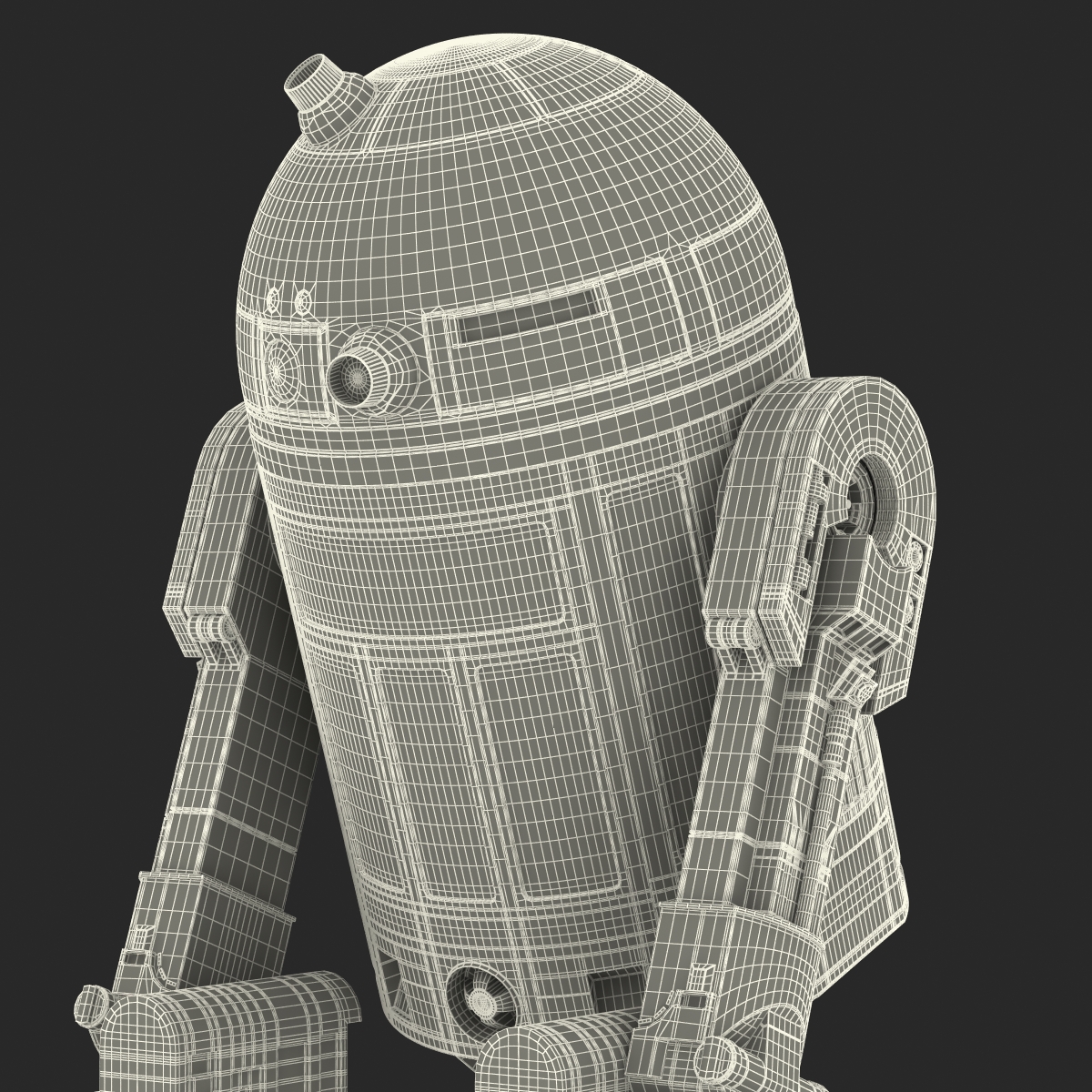 R2 D2 3D model