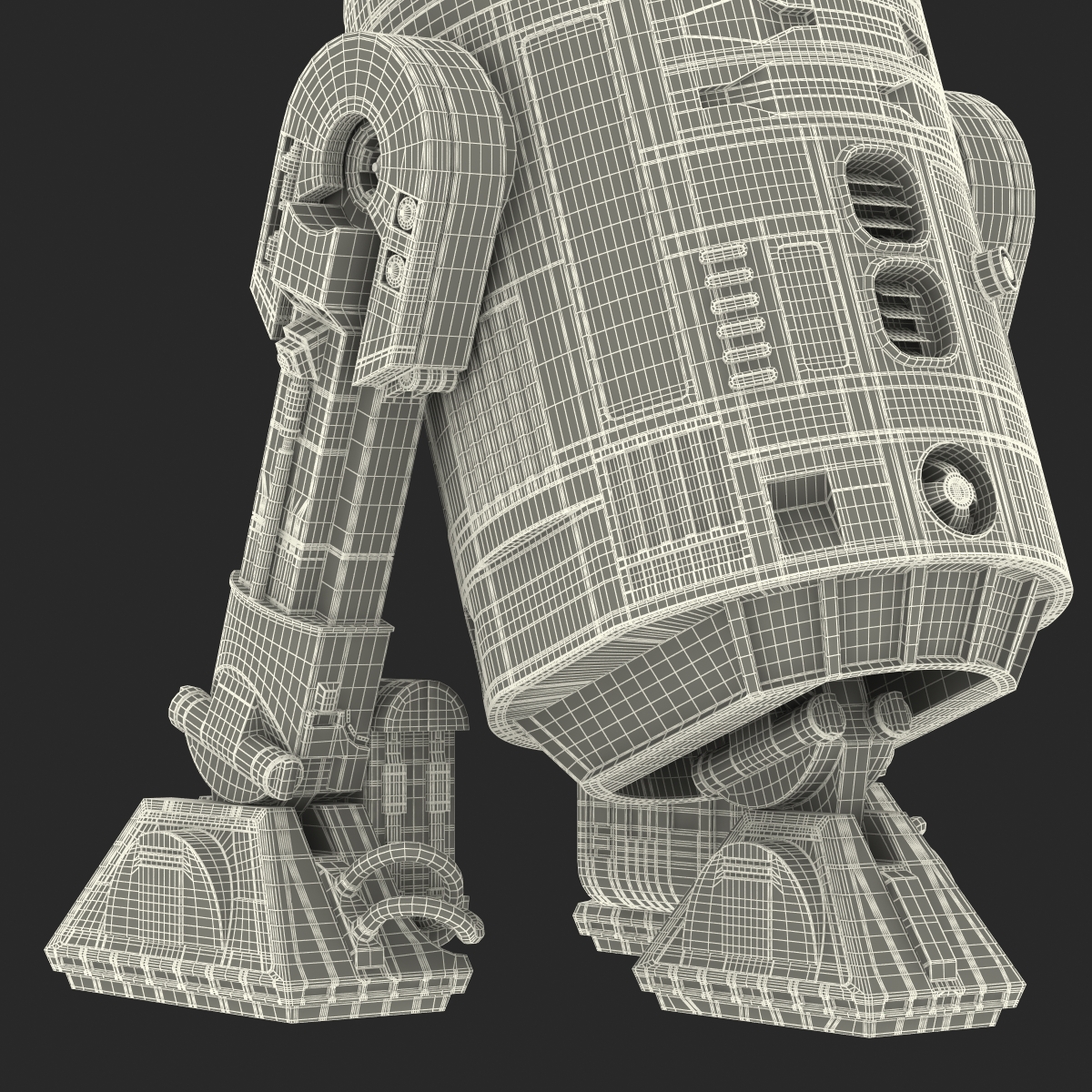 R2 D2 3D model