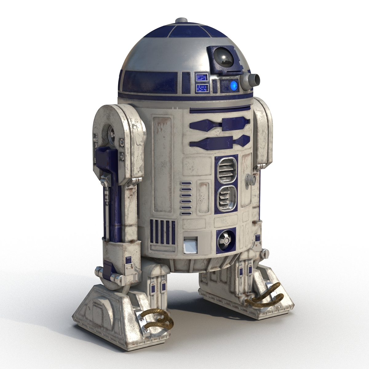 R2 D2 Rigged 3D