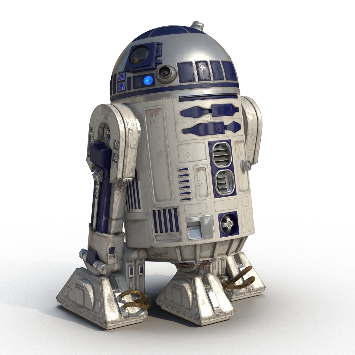 R2 D2 Rigged 3D