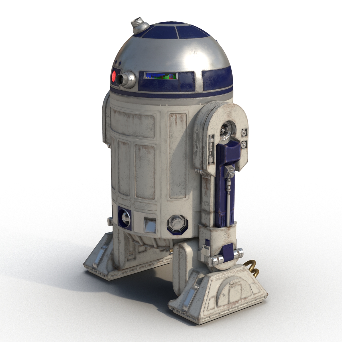 R2 D2 Rigged 3D