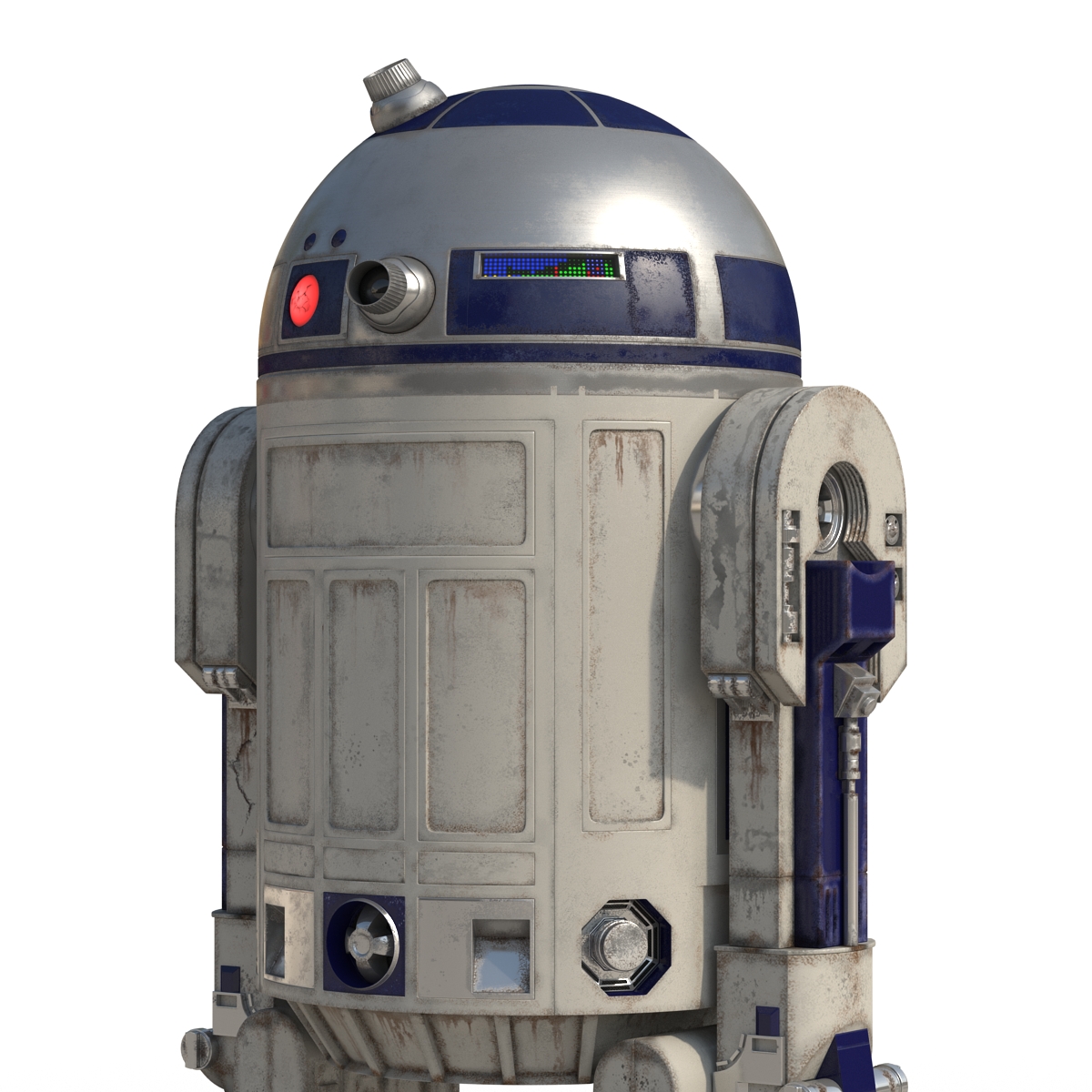 R2 D2 Rigged 3D