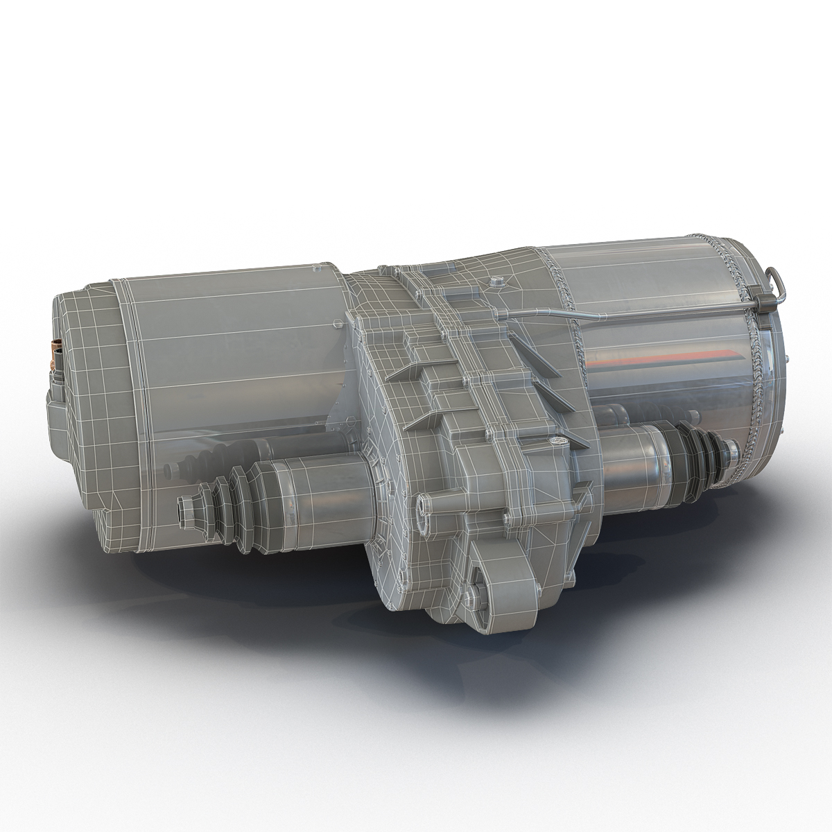 3D model Tesla Electric Motor