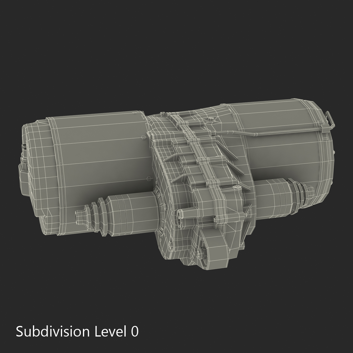 3D model Tesla Electric Motor