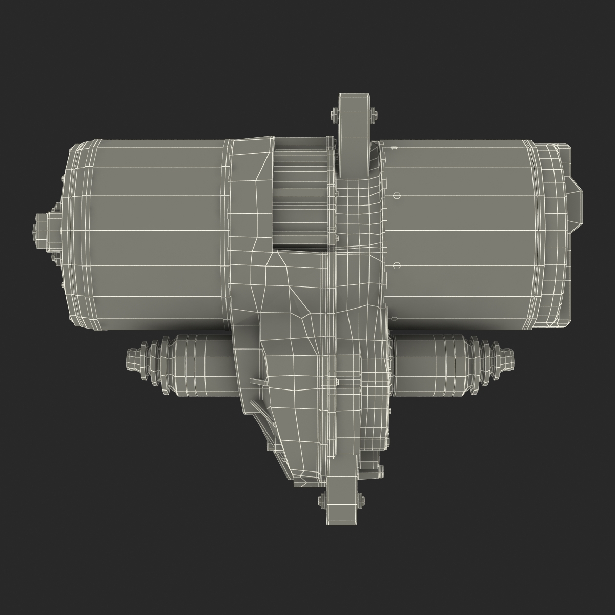 3D model Tesla Electric Motor