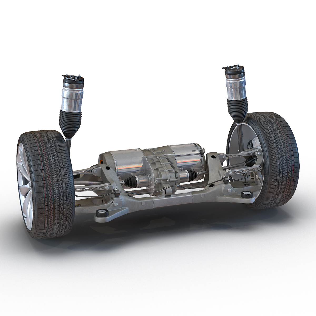 3D Tesla Model S Back Axle model