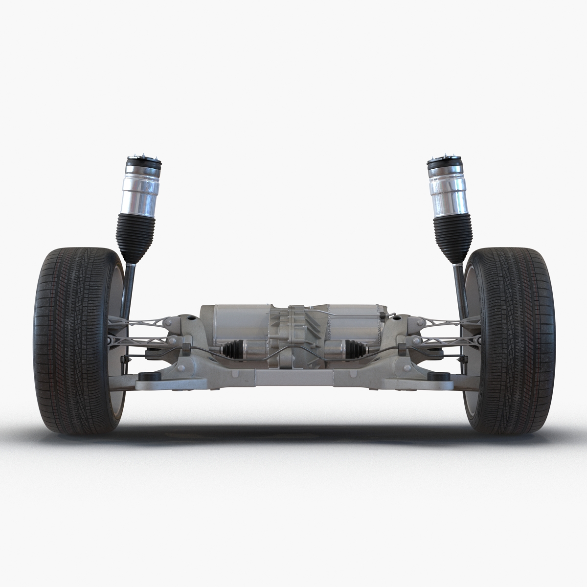 3D Tesla Model S Back Axle model