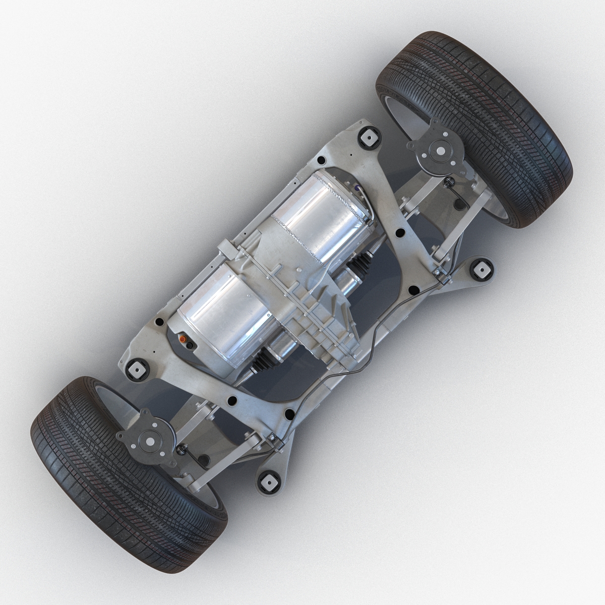 3D Tesla Model S Back Axle model