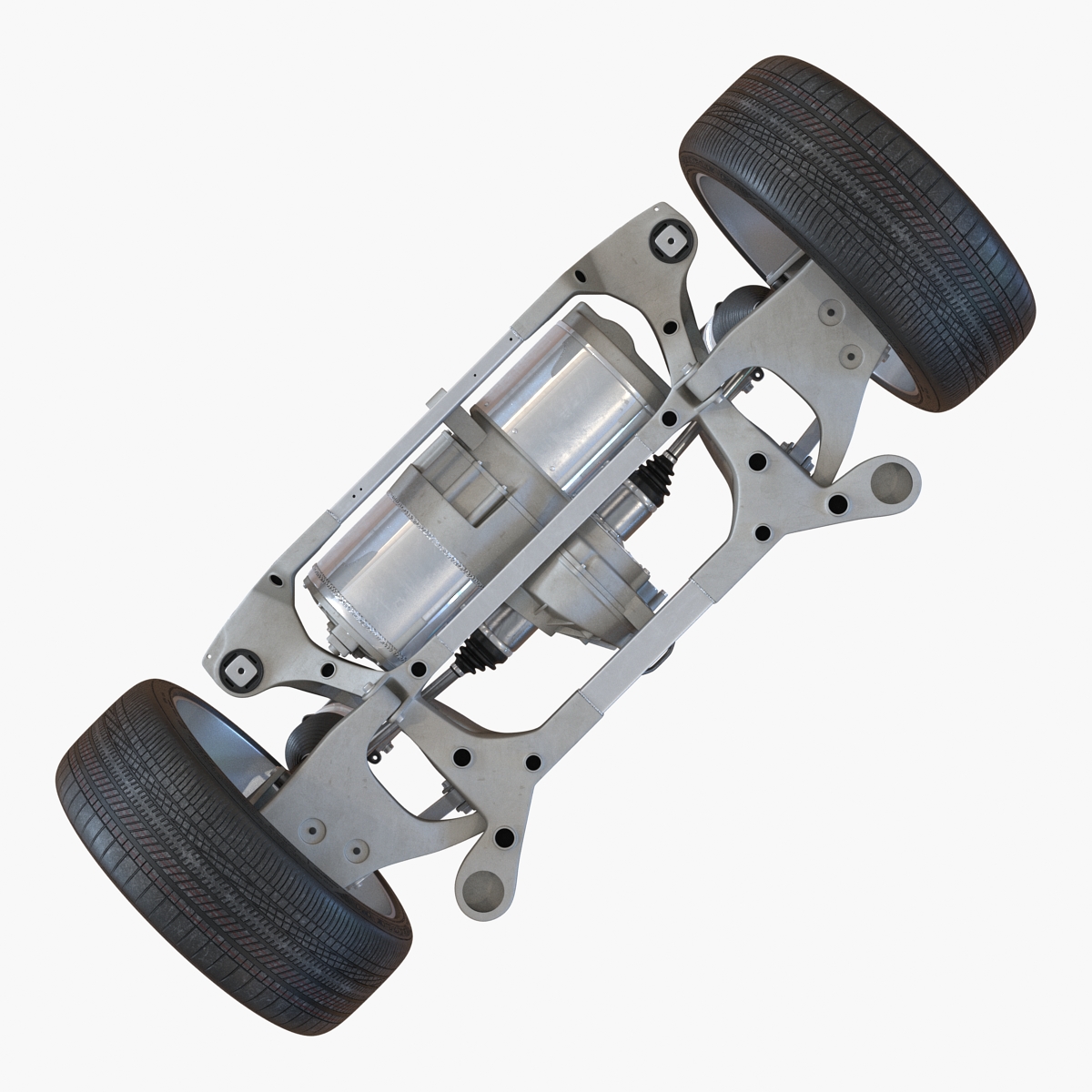 3D Tesla Model S Back Axle model